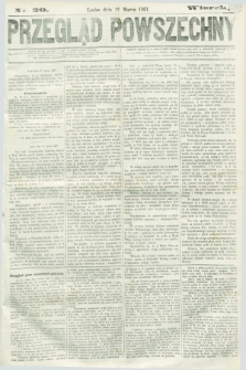 Przegląd Powszechny. 1861, nr 30 (12 marca) + dod. + wkładka