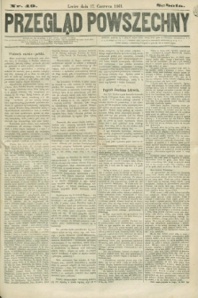 Przegląd Powszechny. 1861, nr 49 (15 czerwca)