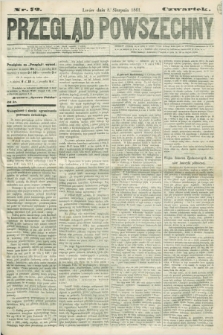 Przegląd Powszechny. 1861, nr 72 (8 sierpnia)