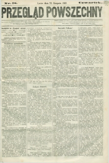 Przegląd Powszechny. 1861, nr 78 (22 sierpnia)