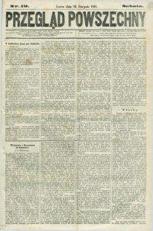 Przegląd Powszechny. 1861, nr 79 (24 sierpnia)