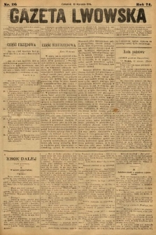 Gazeta Lwowska. 1884, nr 26