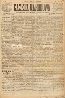Gazeta Narodowa. 1895, nr 5