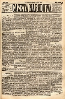 Gazeta Narodowa. 1882, nr 169