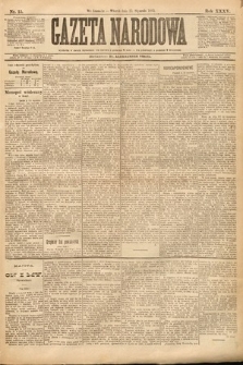 Gazeta Narodowa. 1895, nr 15