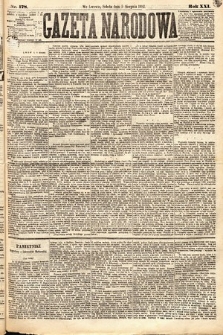 Gazeta Narodowa. 1882, nr 178