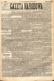 Gazeta Narodowa. 1882, nr 179
