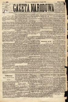 Gazeta Narodowa. 1882, nr 185