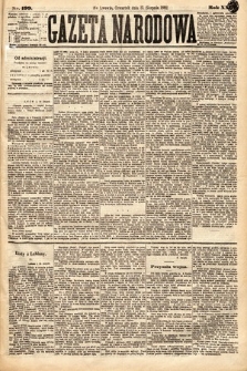 Gazeta Narodowa. 1882, nr 199