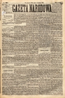 Gazeta Narodowa. 1882, nr 201