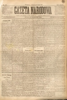Gazeta Narodowa. 1895, nr 40