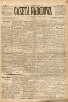 Gazeta Narodowa. 1895, nr 43