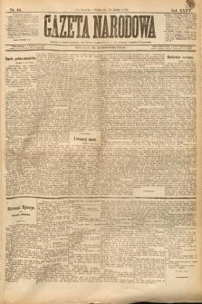 Gazeta Narodowa. 1895, nr 44