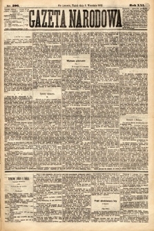 Gazeta Narodowa. 1882, nr 206