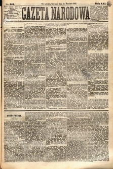 Gazeta Narodowa. 1882, nr 210