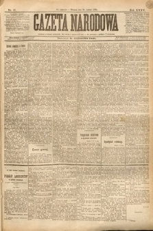Gazeta Narodowa. 1895, nr 57