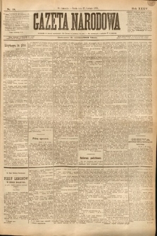 Gazeta Narodowa. 1895, nr 58