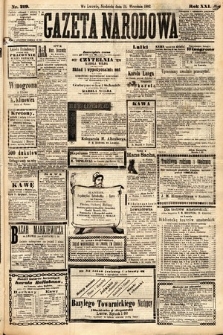 Gazeta Narodowa. 1882, nr 219