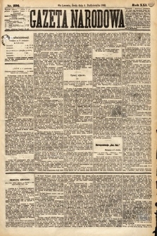 Gazeta Narodowa. 1882, nr 226