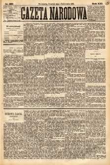 Gazeta Narodowa. 1882, nr 227