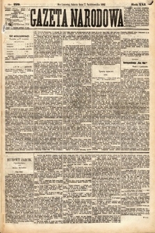 Gazeta Narodowa. 1882, nr 229
