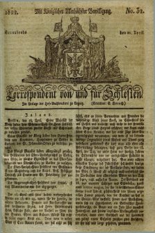 Correspondent von und fuer Schlesien. 1822, No. 32 (21 April)