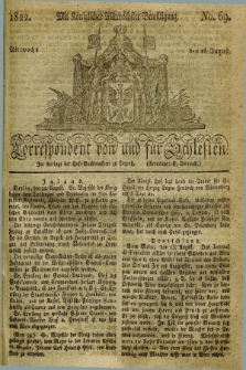 Correspondent von und fuer Schlesien. 1822, No. 69 (28 August)