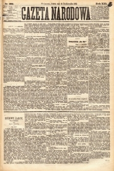Gazeta Narodowa. 1882, nr 235