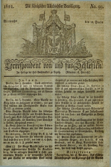 Correspondent von und fuer Schlesien. 1822, No. 99 (11 December)