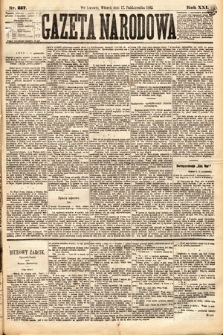 Gazeta Narodowa. 1882, nr 237