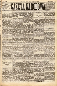 Gazeta Narodowa. 1882, nr 240