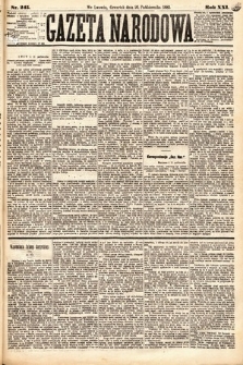 Gazeta Narodowa. 1882, nr 245