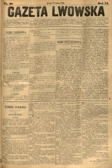 Gazeta Lwowska. 1884, nr 48