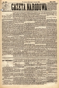 Gazeta Narodowa. 1882, nr 257