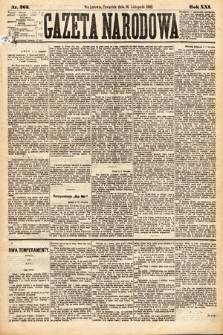 Gazeta Narodowa. 1882, nr 262