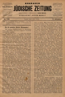 Krakauer Jüdische Zeitung. 1900, nr 1