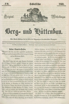Schlesische Original - Mittheilungen über Berg- und Hüttenbau. 1842, № 9 ([7 December])