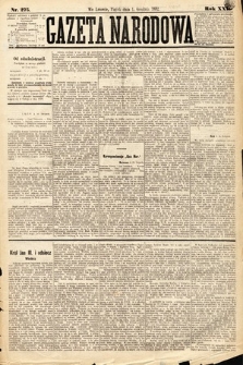 Gazeta Narodowa. 1882, nr 275