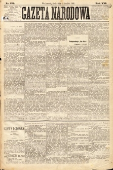 Gazeta Narodowa. 1882, nr 279