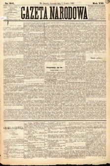 Gazeta Narodowa. 1882, nr 280