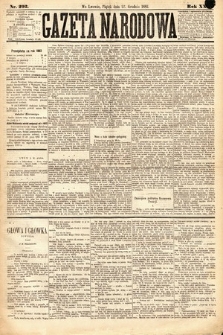 Gazeta Narodowa. 1882, nr 292