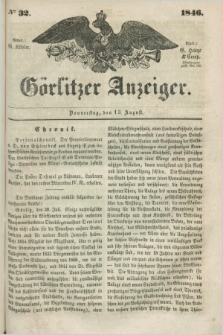 Görlitzer Anzeiger. 1846, № 32 (13 August) + dod.