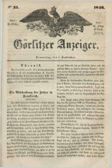 Görlitzer Anzeiger. 1846, № 35 (3 September) + dod.