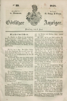 Görlitzer Anzeiger. 1848, № 33 (6 Juni)