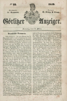 Görlitzer Anzeiger. 1849, № 33 (18 März)