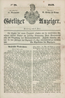 Görlitzer Anzeiger. 1849, № 78 (1 Juli)