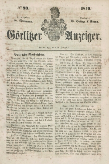 Görlitzer Anzeiger. 1849, № 93 (5 August)