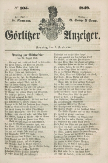 Görlitzer Anzeiger. 1849, № 105 (2 September)