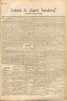 Gazeta Narodowa. 1895, nr 173