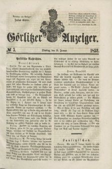 Görlitzer Anzeiger. [Bd.1], № 5 (13 Januar 1852)
